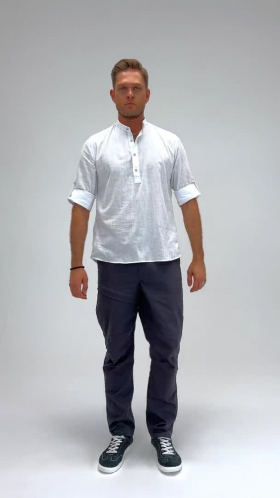 Рубашка Бристон Бар ГОЛЬФ (BristonBar GOLF) белая